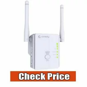 Coredy Upgraded 300Mbps Mini WIFI Extender/Wi-Fi Range Extender/Wireless Signal Booster